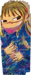 Untitled by Ayako Rokkaku, 2007, acrylic on cardboard, sold Apr 2019