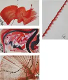 Kazuo Shiraga, Four works: i) ii) iii) iv) Untitled