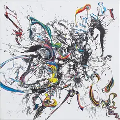 Katrin Fridriks, Mothernature N56, 2011, acrylic on canvas