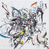 Katrin Fridriks, Mothernature N56, 2011, acrylic on canvas
