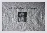 Willem Oorebeek, Un train peut en cacher un autre, 2017, digital print with title on printed paper