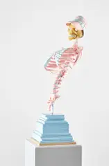 Folkert de Jong, Von Dutch, 2005, styrofoam, glue, twine and copper