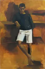 Lynette Yiadom Boakye, Leave A Brick Under The Maple, 2015, oil on canvas
