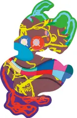 UNTITLED (MBFV5) by Kaws, 2016, acrylic on canvas on wood panel, sold Jun 2019