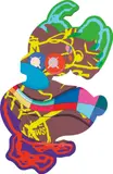 Kaws, UNTITLED (MBFV5), 2016, acrylic on canvas on wood panel