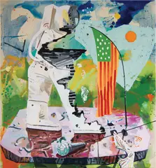 Dana Schutz, Moonwalker, 2009, oil on canvas
