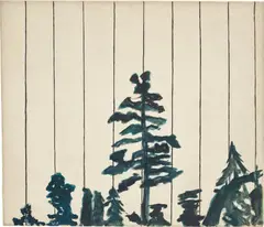 Schwarzheide by Luc Tuymans, 1986, oil on canvas, sold Jun 2019