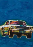 Richard Prince, Mustang Painting, 2014-16, inkjet and acrylic on canvas