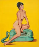 Mel Ramos, The Princess, 1965, oil on canvas