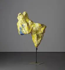 Franz West, Untitled, 2007, acrylic on papier-mâché on metal base
