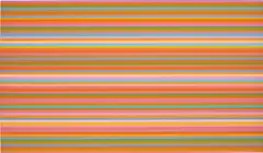 Bridget Riley, Giocoso, 2017, oil on canvas