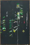 Untitled (Full Moon in the Deep Forest) by Harold Ancart, 2013, oilstick, acrylic and graphite on paper, in artist's frame, sold Jun 2019