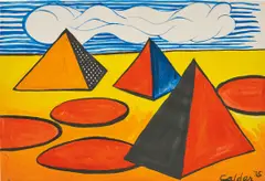 Sephora by Alexander Calder, 1975, gouache and ink on paper, sold Jun 2019