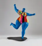 Dawn (bleue) by Niki de Saint Phalle, 1993, painted polyester on metal base, sold Jun 2019