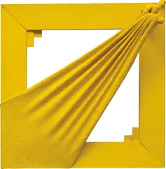 Jorge Eielson, Quipus, 1973, acrylic and jute on wooden frame