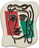 Fernand Léger, Figure de femme, 1952, glazed and painted ceramic