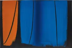 T1971-E45 by Hans Hartung, acrylic on canvas, sold Jun 2019