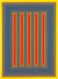 Richard Anuszkiewicz, Temple of Red with Yellow