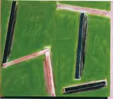 Tiger Woods by Imi Knoebel, 1999, acrylic on aluminium, in 2 parts, sold Jun 2019