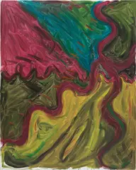 Untitled by Josh Smith, 2006, oil on canvas, sold Jun 2019