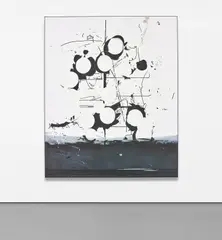 Untitled by Secundino Hernández, 2014, gouache, acrylic, alkyd and oil on canvas, in artist's frame, sold Jun 2019