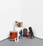 Henry Taylor, Eight works: Untitled (Painted Cardboard Boxes)