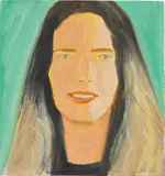 Ariel by Alex Katz, 2014, oil on board, sold Jun 2019