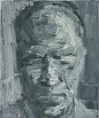 Yan Pei-ming, Oncle aveugle, 2000, oil on canvas