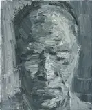 Yan Pei-ming, Oncle aveugle, 2000, oil on canvas