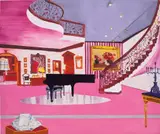 Dexter Dalwood, The Liberace Museum, 1998, oil on canvas