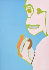 Bracelet by Gary Hume, 1997, enamel on aluminium, sold Jun 2019