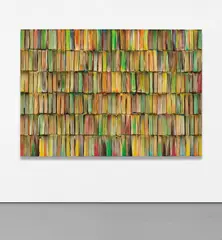 Bernard Frize, Verte, 2003, acrylic and resin on canvas