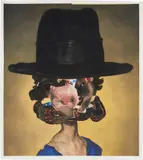 Nathaniel Mary Quinn, Over Yonder, 2015, charcoal, soft pastel, oil pastel, oil, paintstick and gouache on Coventry vellum paper