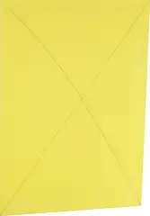 Robert Mangold, A Curved Line and a Diagonal within a Distorted Rectangle (Yellow), 1978, acrylic and pencil on canvas
