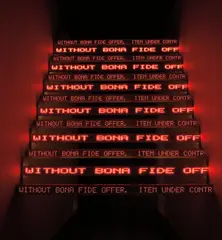 Jenny Holzer, Red Yellow Looming, 2004, double-sided electronic signs with red and amber diodes, in 13 parts