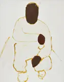 Henry Taylor, Untitled (Seated Figure)