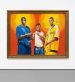 Kehinde Wiley, Passing/Posing (Marriage of the Virgin), 2005, oil on canvas, in artist's frame