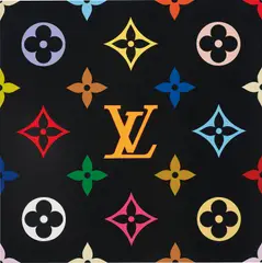 SUPERFLAT Monogram by Takashi Murakami, 2004, acrylic on canvas, mounted on board, sold Oct 2019