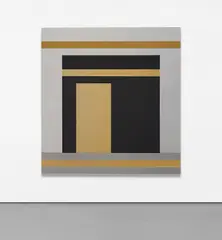 Direction No. 7 by Peter Halley, 2014, acrylic, metallic acrylic, pearlescent acrylic and Roll-a-Tex on canvas, sold Oct 2019