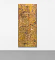 Simon Helps (V) by Frank Bowling, 1986, acrylic and encaustic on canvas, sold Oct 2019