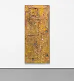 Simon Helps (V) by R.A. Obe Sir Frank Bowling, 1986, acrylic and encaustic on canvas, sold Oct 2019