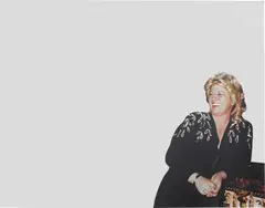 Michelangelo Pistoletto, Ritratto di Marisa Palazzolo, 1988, silkscreen on polished stainless steel mirror