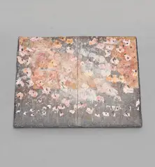 Blutblume by Anselm Kiefer, 2001, acrylic and paper glued to lead sheets mounted on cardboard with fabric binding, on 34 pages, sold Oct 2019