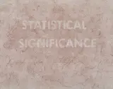 Ed Ruscha, Statistical Significance, 1981, pastel with footprints on paper