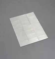 21 Algon by Carl Andre, 2000, aluminium, in 21 parts, sold Oct 2019