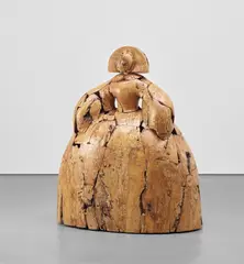 Manolo Valdés, Menina, 1998, olive wood