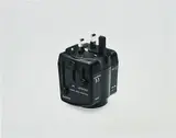 Christopher Williams, Universal Travel Adaptor, Scorpio Distributors Ltd., Unit DZ, West Sussex, Great Britain, Product number TXR770000, Power Rating: 6A Max 125/250Vac, With Built-In Surge Protector, With Safety Shutters, Surge Indicator Light 110Vac or 220Vac Light Indicator, Built-In 13A Fuse, Testing based on International Standard IEC 884-2-5 Witnessed by TUV, CE EMC Approval, Photography by the Douglas M. Parker Studio, Los Angeles, California, December 15, 2005.