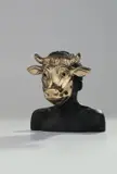 Charming Baker, All I Want Is The Courage To Hide Behind My Own Sense of Self, 2011, patina and polished bronze