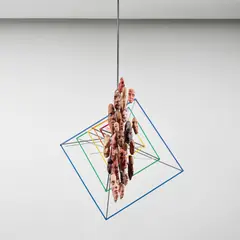 Untitled by Evan Holloway, 2003, steel, plaster, paint and papier maché, offered Dec 2019