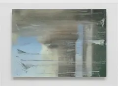 September by Gerhard Richter, 2009, Digital inkjet print in colours, on white vinyl sheet, with grey colour printed on the reverse, mounted between two plat, sold Dec 2019